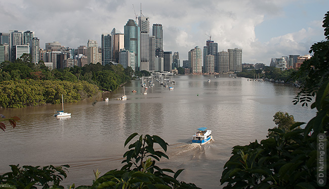 [Foto: Blick auf den Brisbane River, in Brisbane, Queensland (© D Nutting)]