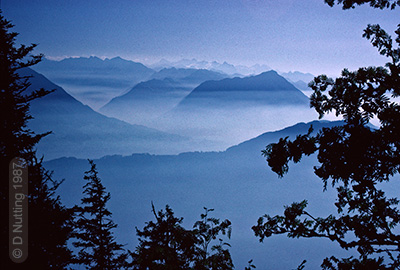 Photo copyright D Nutting: mountains