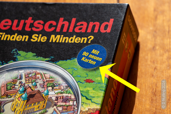 [Foto (copyright: D Nutting): Verpackung eines Spiels]